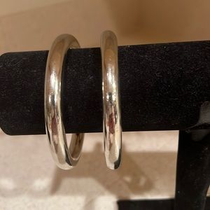 Silver bangle, bracelets